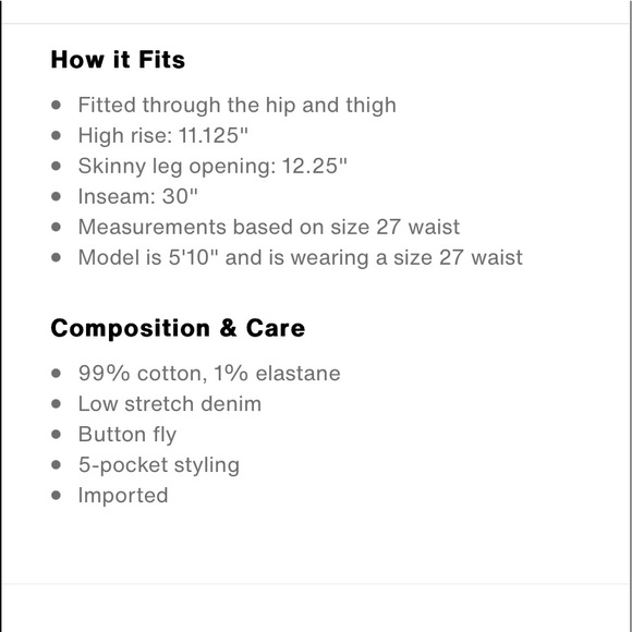 Levi’s Premium Skinny 501 Jeans - Picture 8 of 8